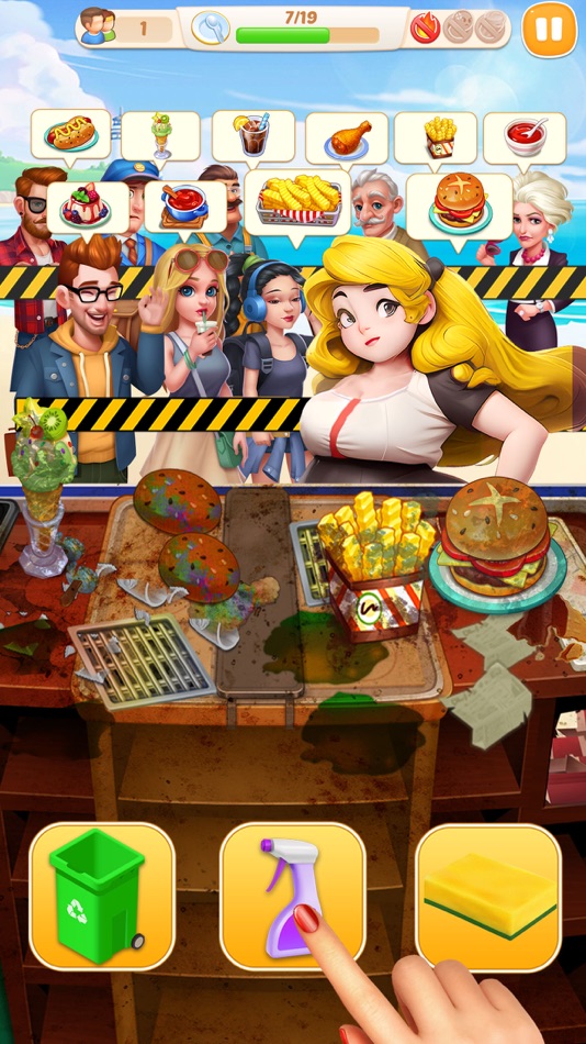 #8. Crazy Cafe - Restaurant Game (iOS) 由: LUCKY FORTUNE PTE. LTD.