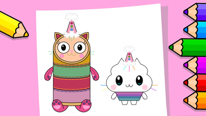 Gabby Coloring and Dress Up Screenshot