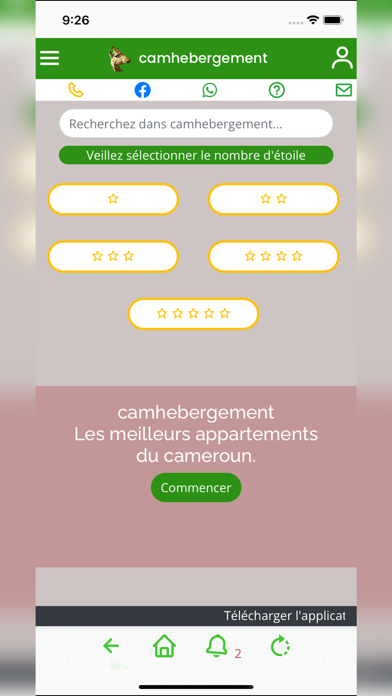 CamHebergement Screenshot