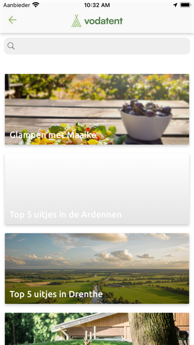 Vodatent Screenshot