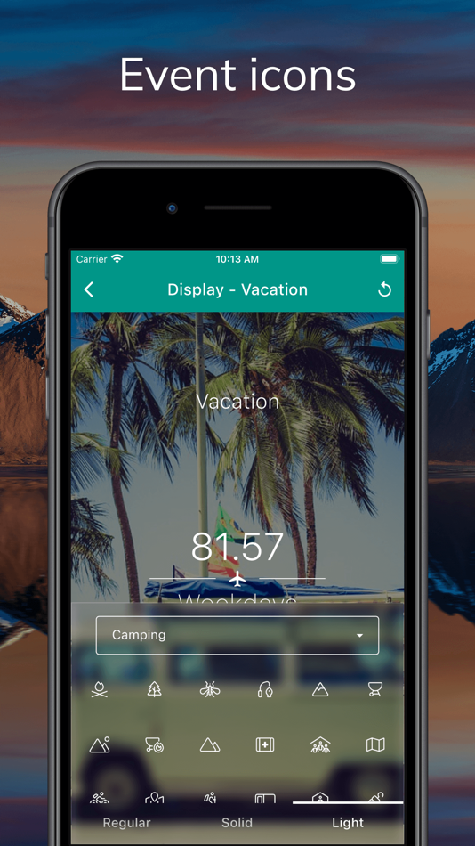 #7. Countdown Time Days Until app (iOS) Podle: Sociosoftware LLC