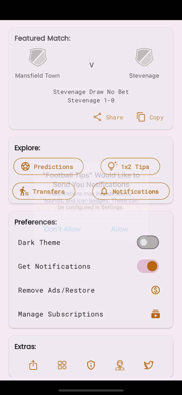 Football Live Predictions