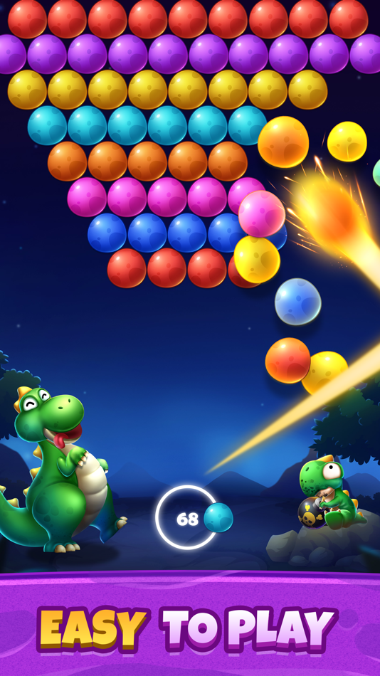 #2. Bubble Shooter Primitive Eggs (iOS) 由: Tekifun LTD