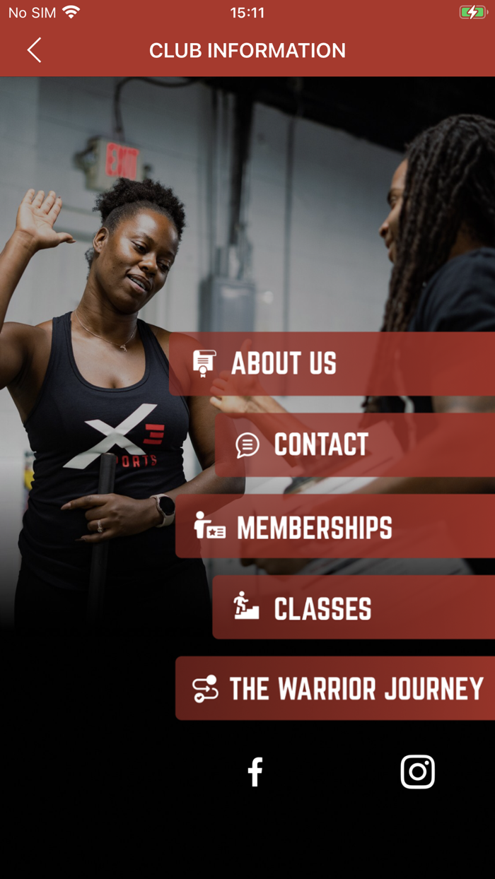 X3 Sports Member App