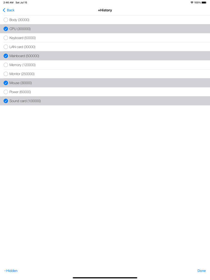 Invoice - Order List