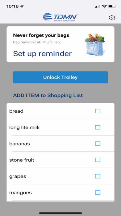 sMart Shop App Screenshot
