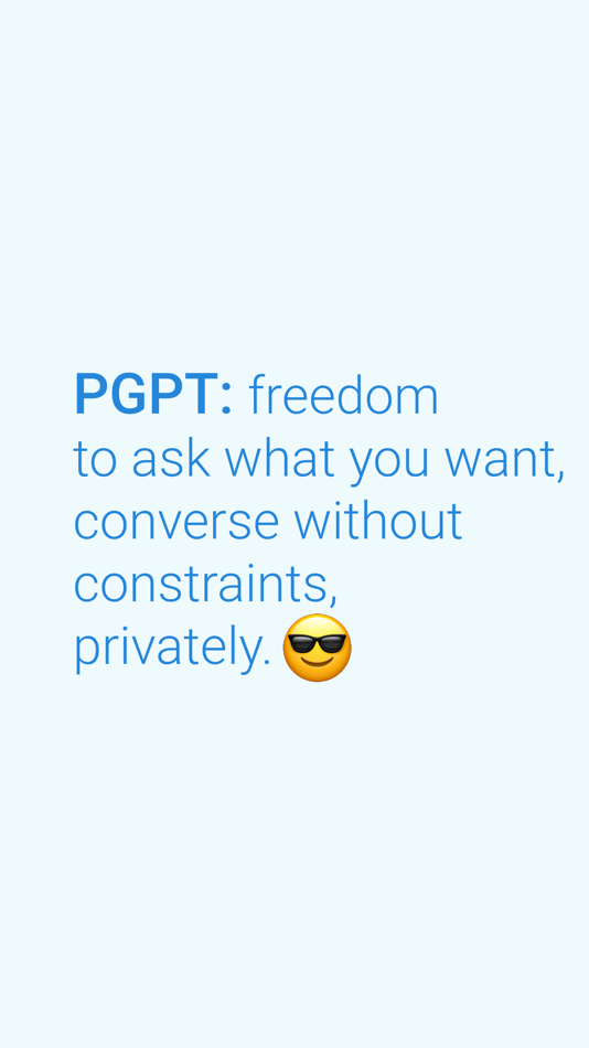 #1. PGPT - The Unrestricted GPT AI (iOS) By: Savva Madar