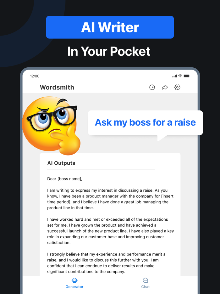 Wordsmith AI Writing Helper