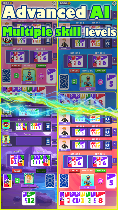 Phase Card Party Game Screenshot
