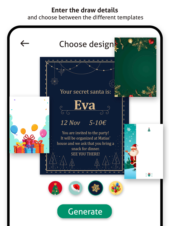 Santa´s secret gift raffle