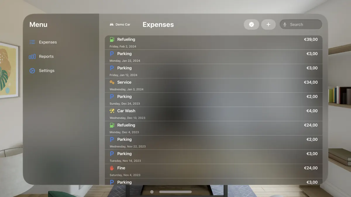 Car Maintenance Tracker - MPG screenshot 1
