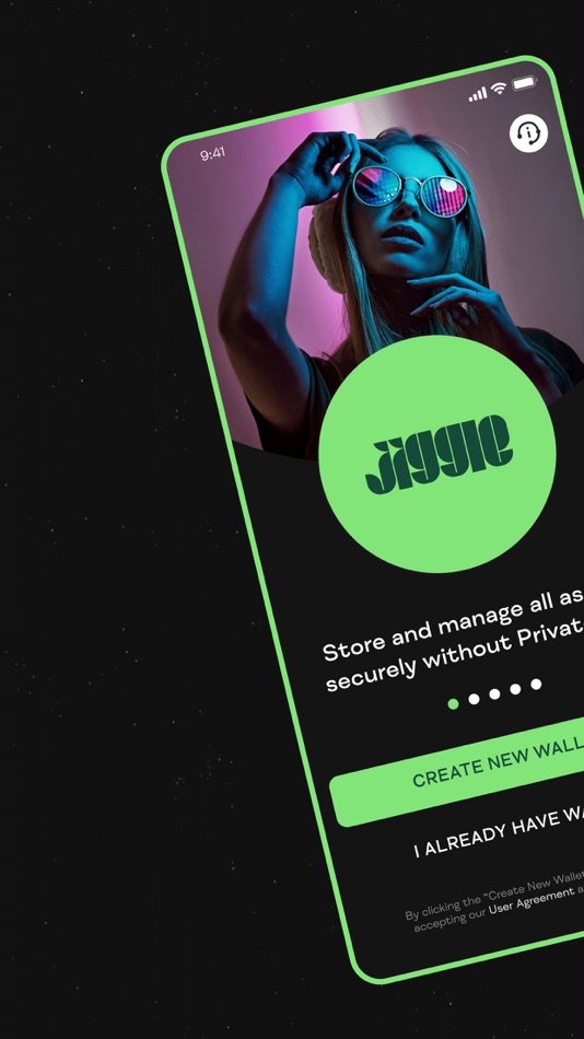 #1. Jiggle: Crypto Wallet (iOS) Ved: Appia Solutions DMCC
