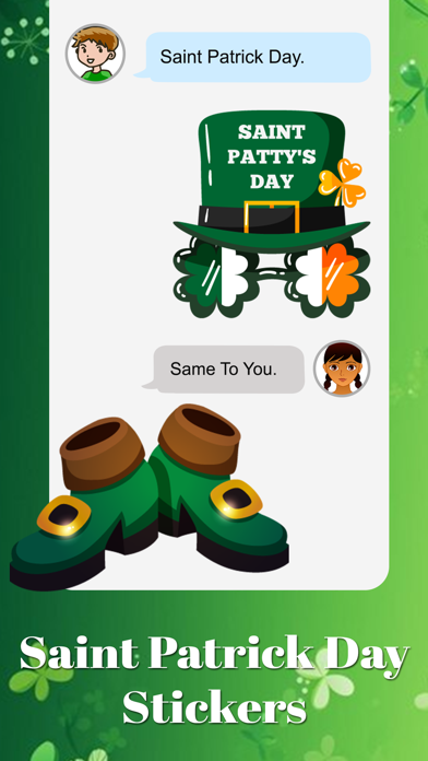 Saint Patrick's Day Sticker Screenshot