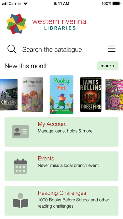 Western Riverina Libraries Screenshot