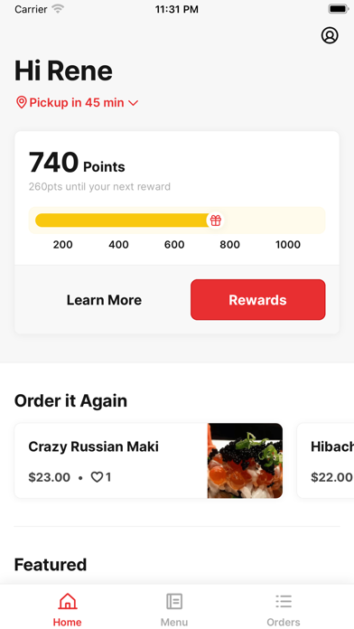 Otani Japanese Restaurant Screenshot