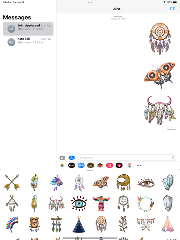 Screenshot #5 pour Boho Ornaments Spirit Stickers