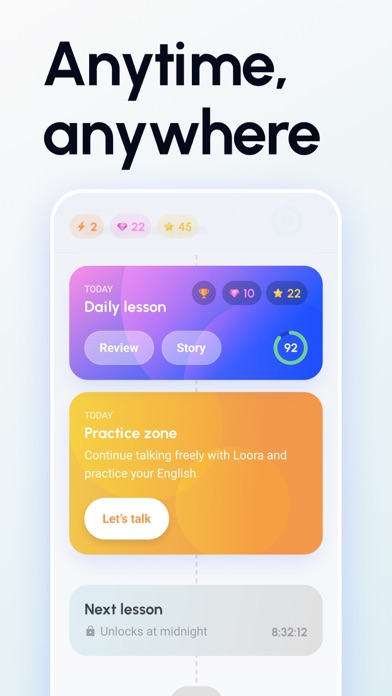 Speak English with Loora AI Screenshot