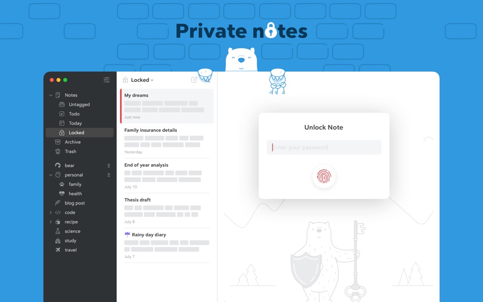 #7. Bear: Markdown Notes (macOS) 게시자: Shiny Frog Ltd.