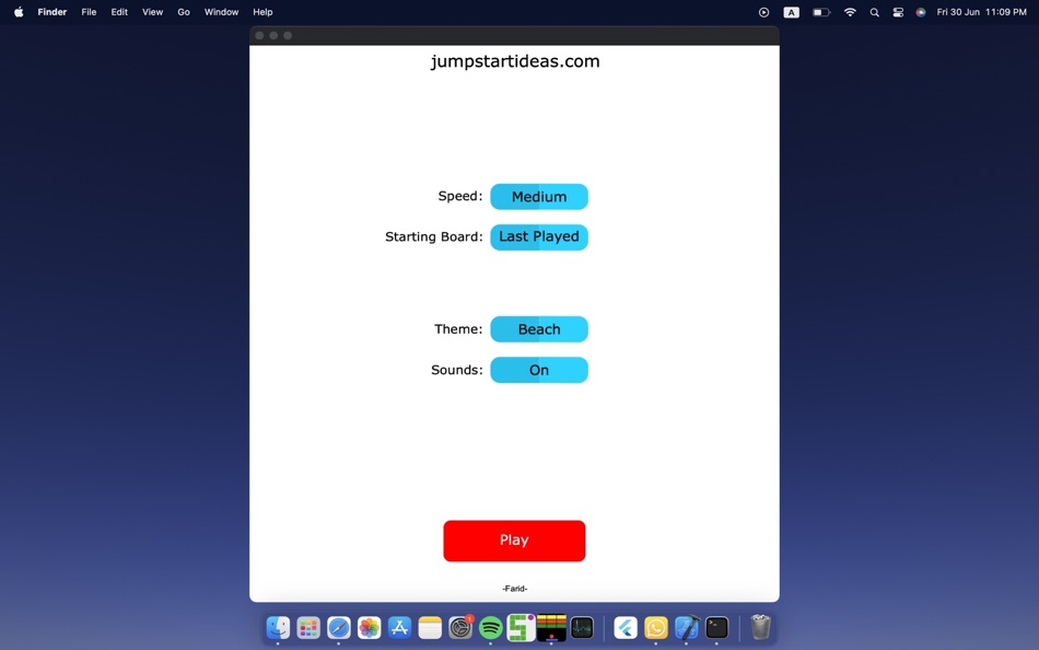 #10. Simple Brickout (macOS) 由: Farid Ahmad