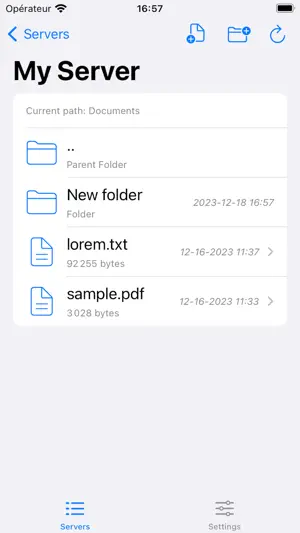 WebDAV Manager screenshot 3