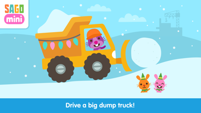 Sago Mini Snow Trucks Screenshot