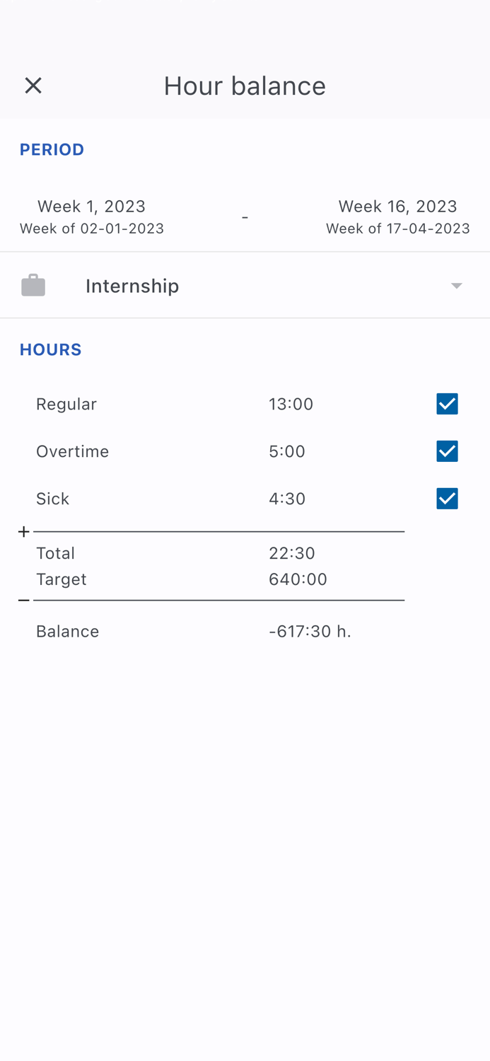 Timesheet - Access anywhere