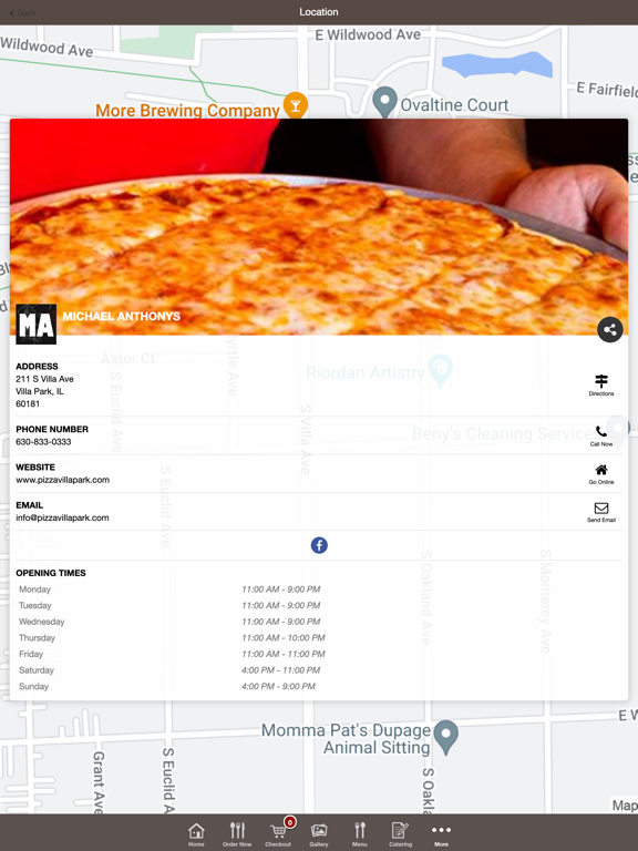 Michael Anthonys iPad screenshot 5 - Food & Drink app