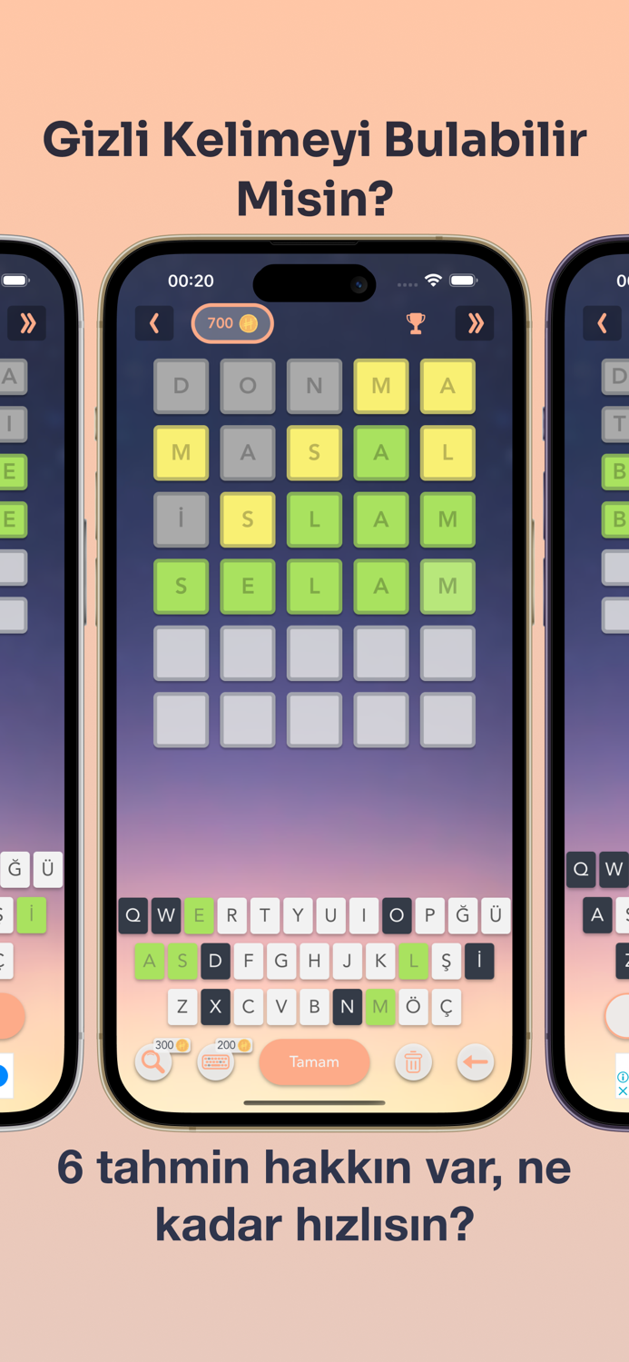 Harfçi - Guess the hidden word