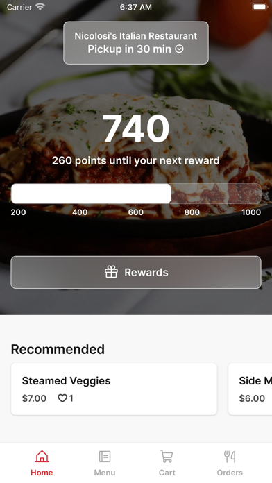 Nicolosi's Italian Restaurant Screenshot