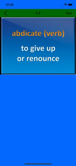 Game screenshot SAT Vocabulary Flashcard apk