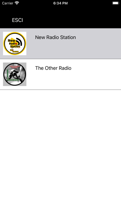 New Radio Station Screenshot