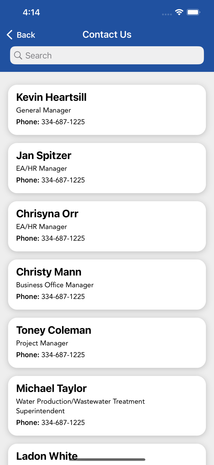 Eufaula Water Works AL