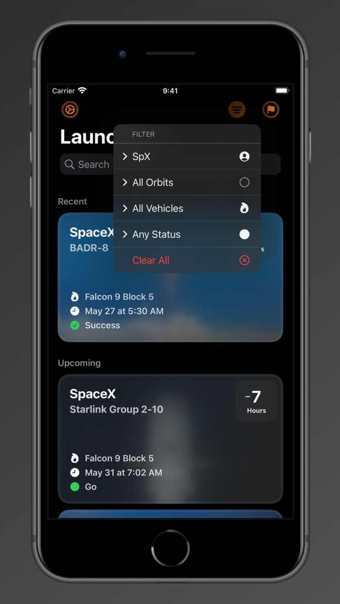 Departing Earth - Spaceflight