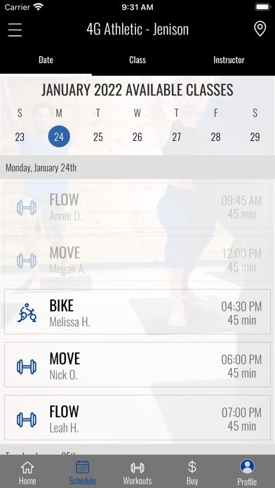 4G Athletic Screenshot