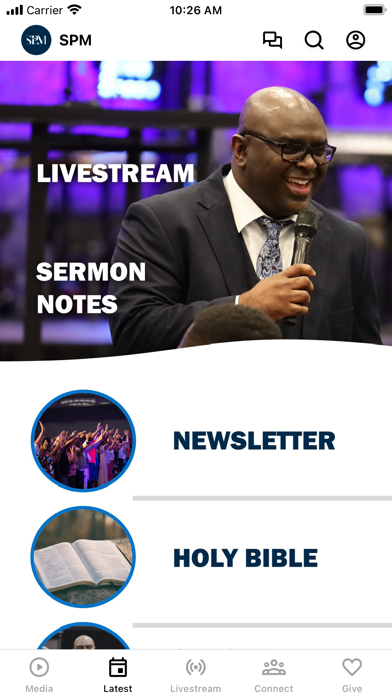 Sean Pinder Ministries Screenshot