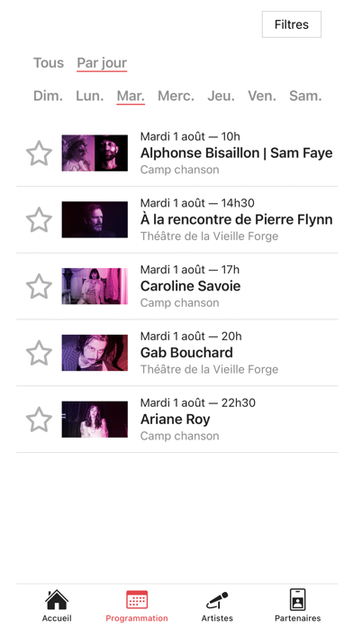 Festival de Petite-Vallée Screenshot