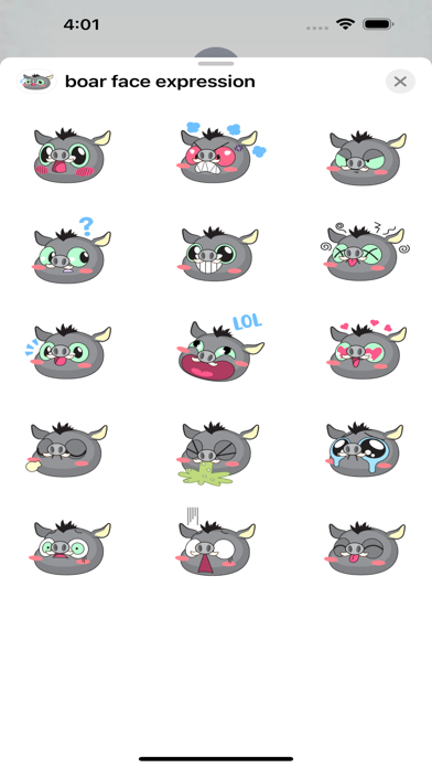 Screenshot #2 pour boar face expression