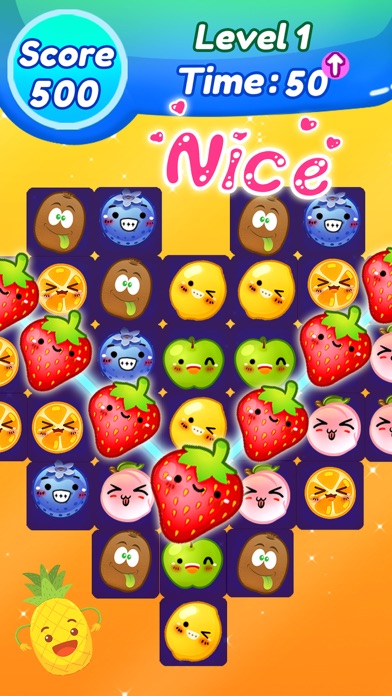 Watermelon Fruit Match Puzzle Screenshot
