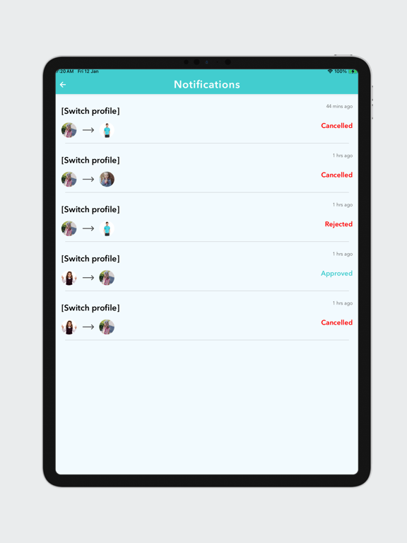 Playdate: Secure family chat iPad screenshot 5 - Social Networking app