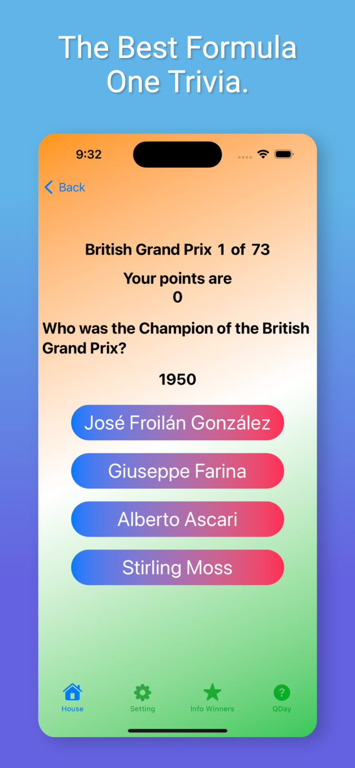 Best formula one trivia