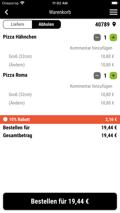 Pizza Charlot Monheim am Rhein Screenshot