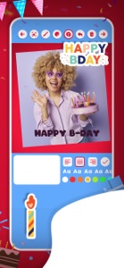 Birthday frames for photos. screenshot #5 for iPhone