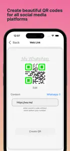 QR Code Maker - Scanner screenshot #2 for iPhone