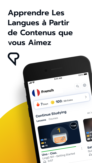 Screenshot #1 pour Apprendre le français | LingQ