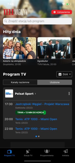 Aplikacja Program TV Telemagazyn w App Store