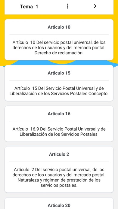 Oposicion M Tests Correos Screenshot