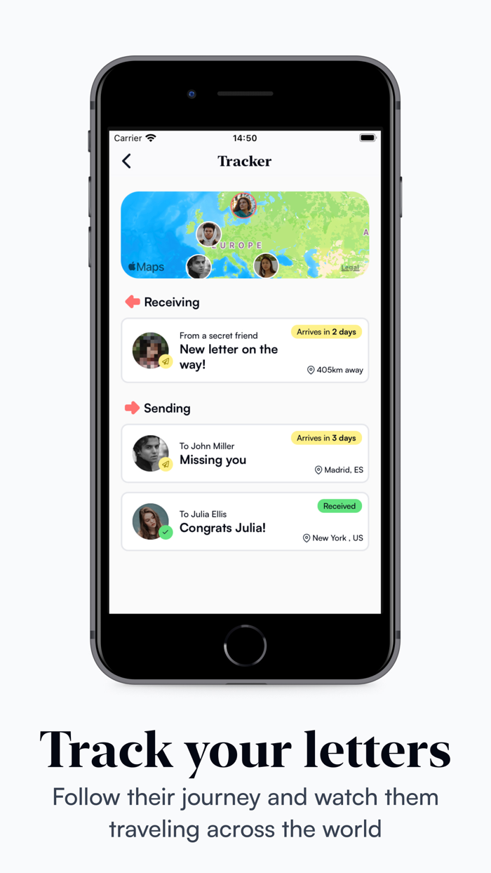 LetterMe Send Virtual Letters