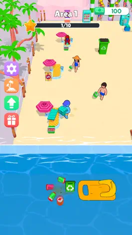 Game screenshot Clean The Beach! apk