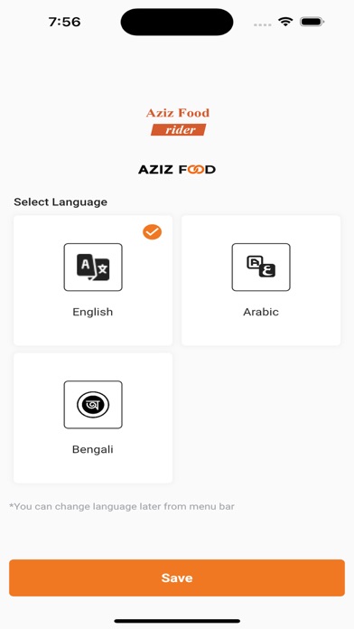 Aziz Food Rider Screenshot 1 - AppWisp.com Aziz Food Rider Screenshot 1 - AppWisp.com