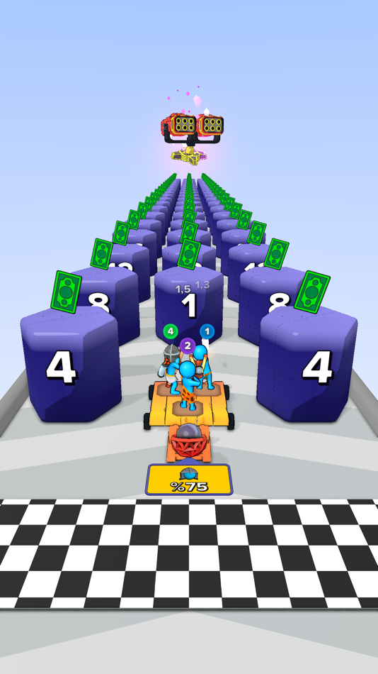 #5. Shooter Cart Run (iOS) By: Ela Game